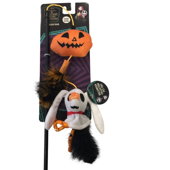 Disney The Nightmare Before Christmas Catnip Teaser Wand Zero - Picture 1 of 4